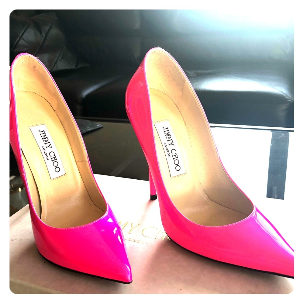 Anouk Jimmy Choo Raspberry Pumps